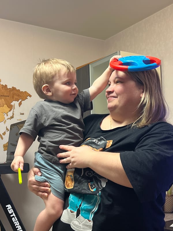 Family gathering documented in Perm, Russia with children playing