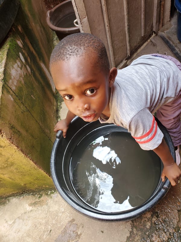 Afternoon portrait session with a child in Jos, Nigeria