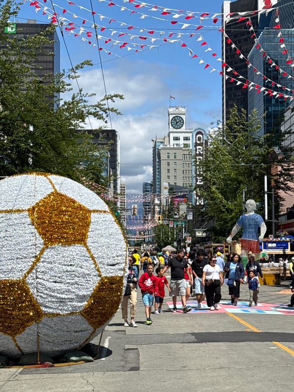 Street festival fills downtown Vancouver on a sunny June afternoon