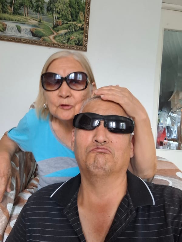 Hot summer morning in Almaty: selfies, nature, and shade