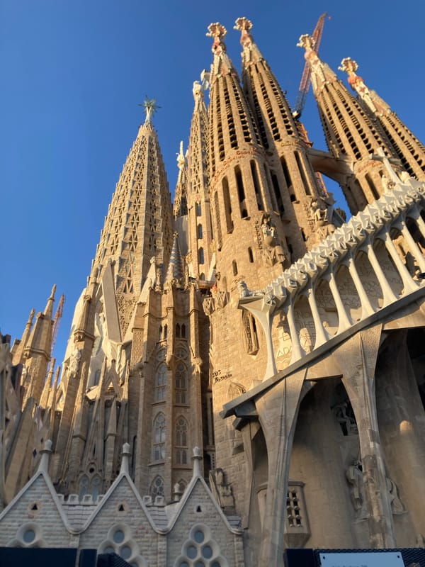 Up close with the Sagrada Família on a Barcelona afternoon