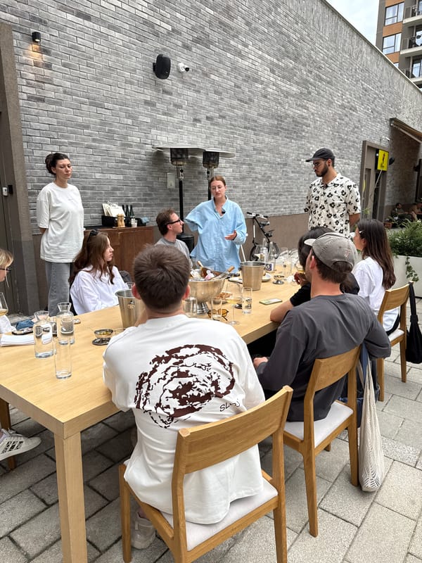 Outdoor wine tasting social gathering in Belgrade, Serbia