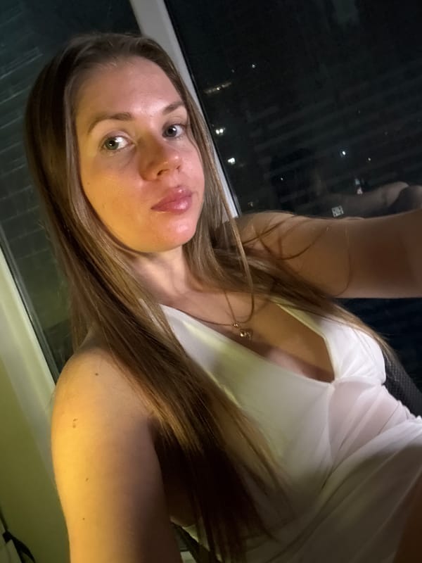 Woman photographed in close-up shots in Batumi, Georgia
