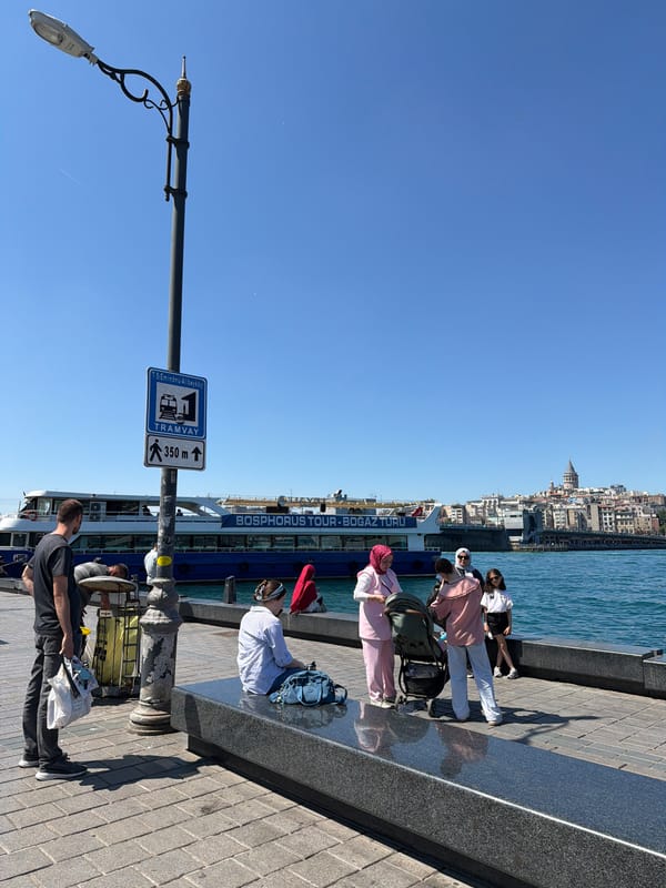 Ordinary afternoon life along Istanbul's Bosphorus captured by witnesses