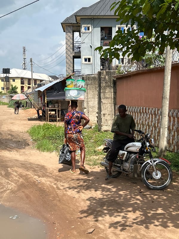 Daily life unfolds on Ihiagwa streets during lunch hour