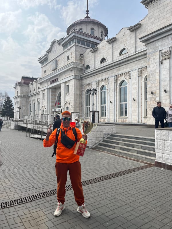 Person in orange hoodie spotted at Izhevsk landmarks