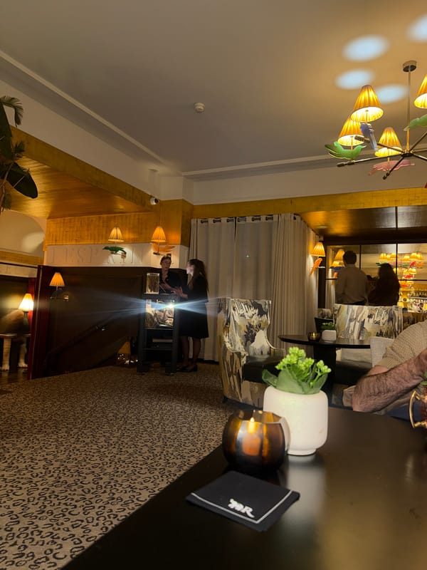 Woman dining alone at upscale Bellevue establishment