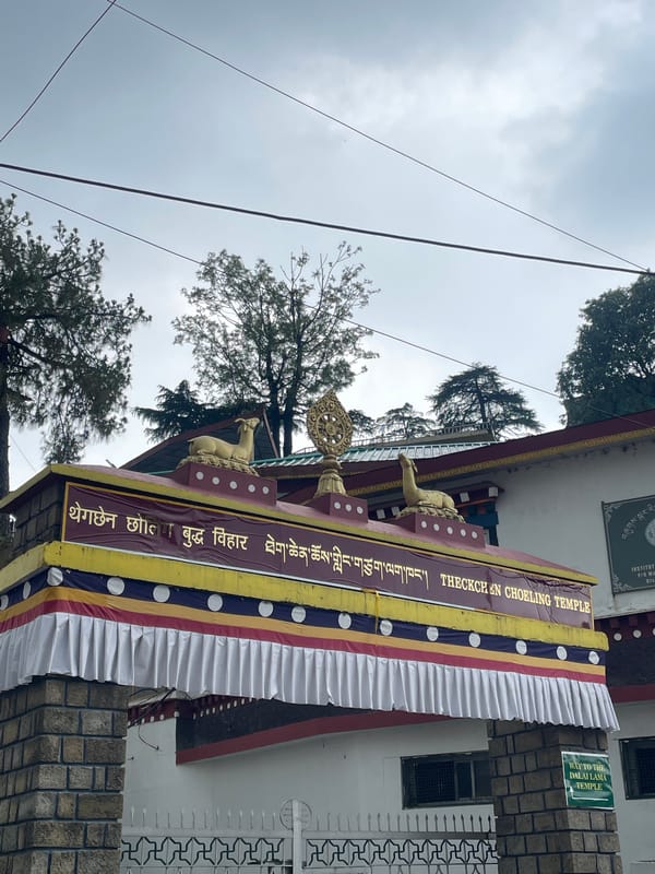 Morning scenes captured around Buddhist temples and markets in Dharamshala