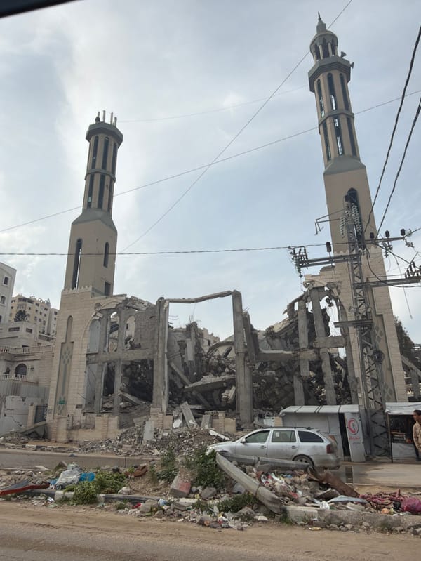 Mosque destruction documented in Gaza by independent witness