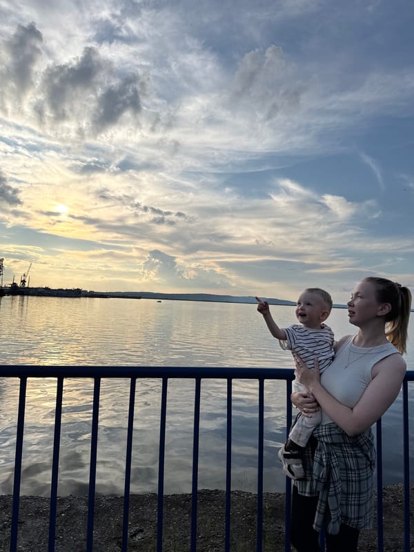 Afternoon snapshots from Chaikovsky: portraits, cats, flowers, and rain