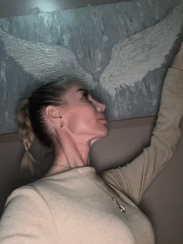 Woman photographed at wellness facility in Abakan, Russia
