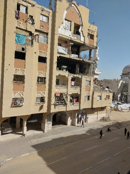 Extensive building damage, displacement camps documented in Khan Yunis