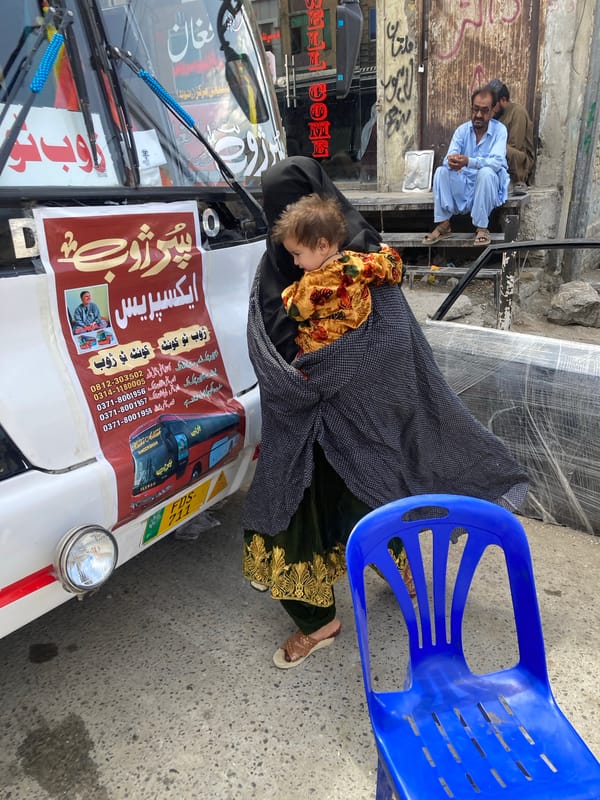 Daily street life documented in Quetta commercial district
