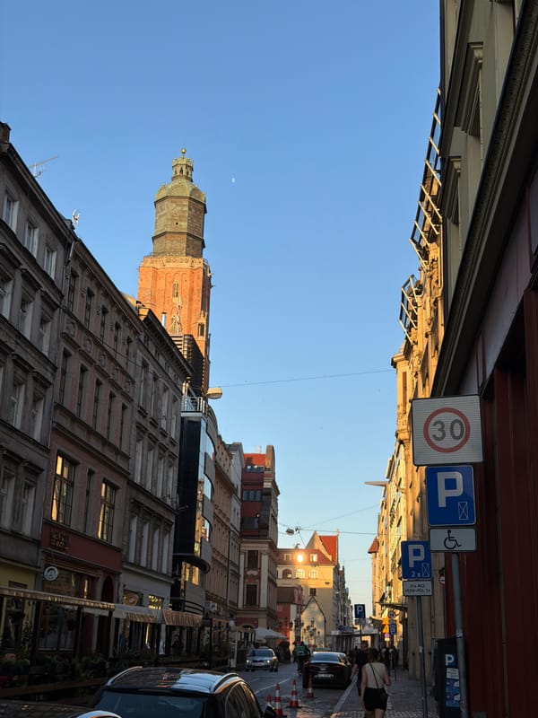 Golden hour in Wrocław: architecture, street life, and handpan