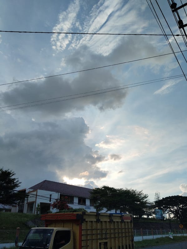 Ordinary moments captured across Lhokseumawe during rainy morning