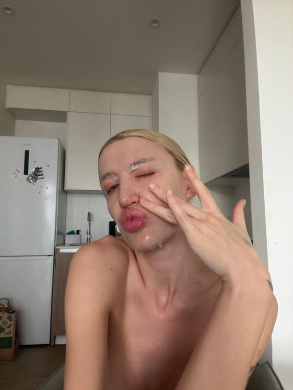 Belgrade resident documents morning skincare and meal prep routine