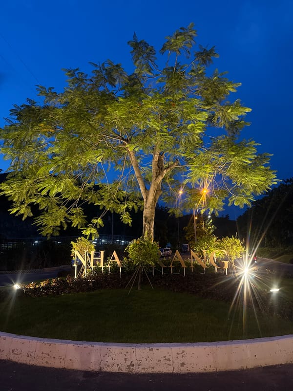Evening life documented across Nha Trang's developing cityscape