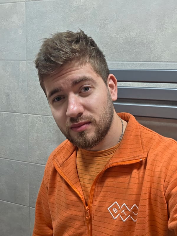 Man takes bathroom selfies in Bulgarian village