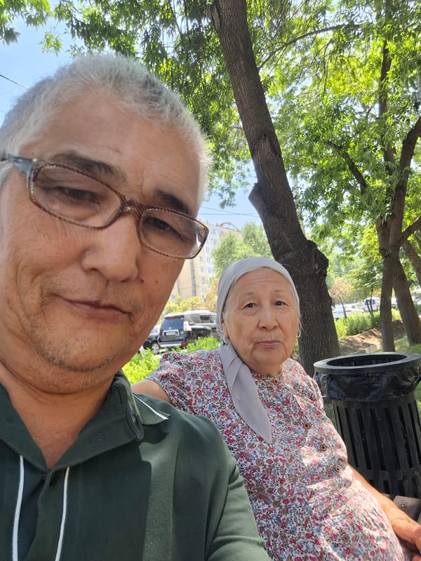 Summer morning stroll through parks and streets in Almaty