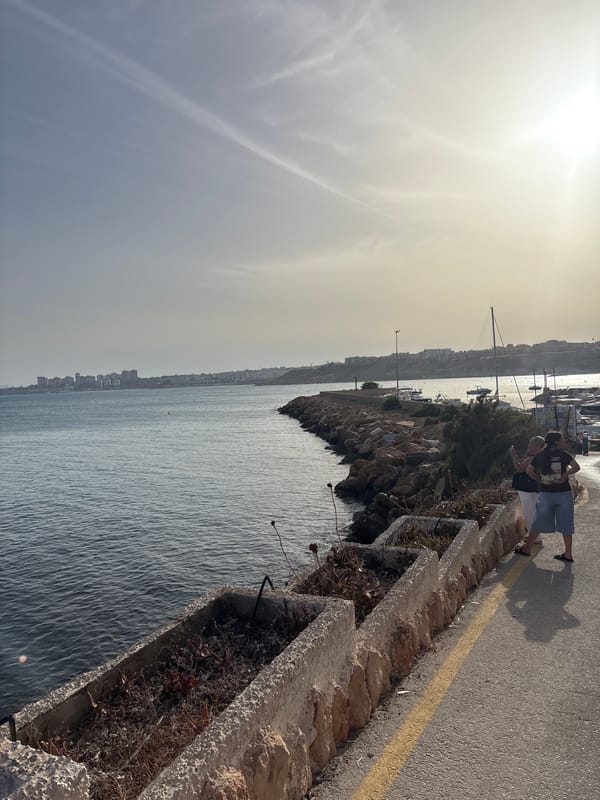Cabo Roig marina and coastline explored on a sunny afternoon