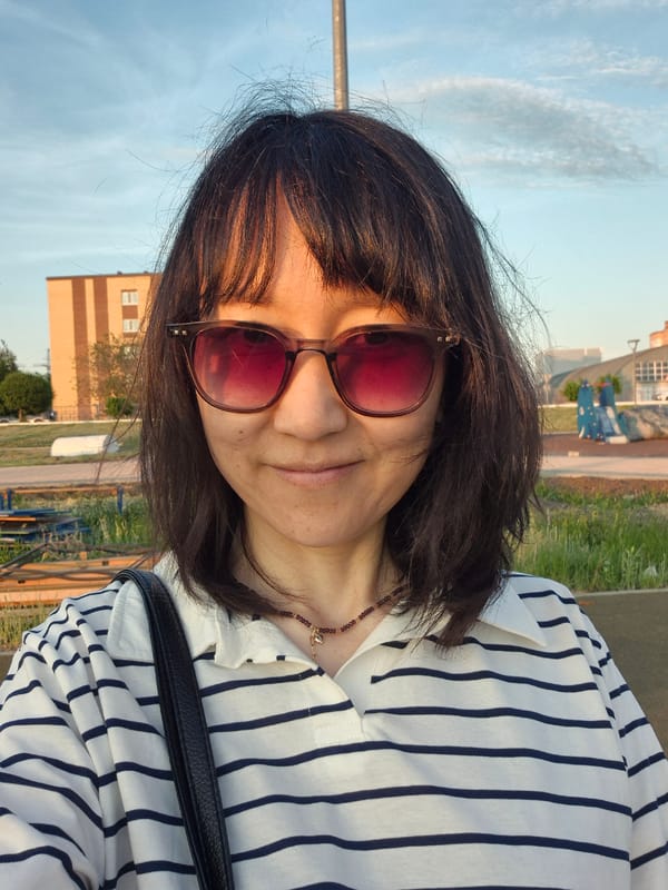 Afternoon park activities captured during sunset in Kokshetau, Kazakhstan