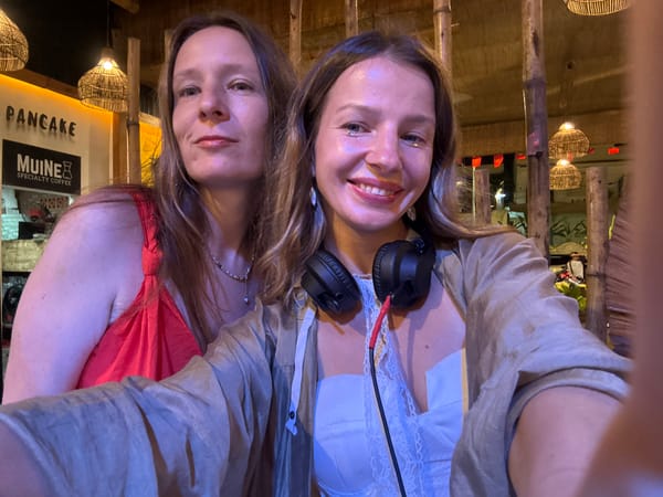 DJ set at a casual venue in Phu Thuy Ward, Vietnam