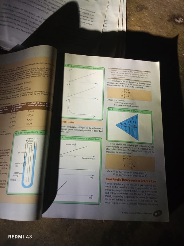 Late-night chemistry studying in a modest home setting
