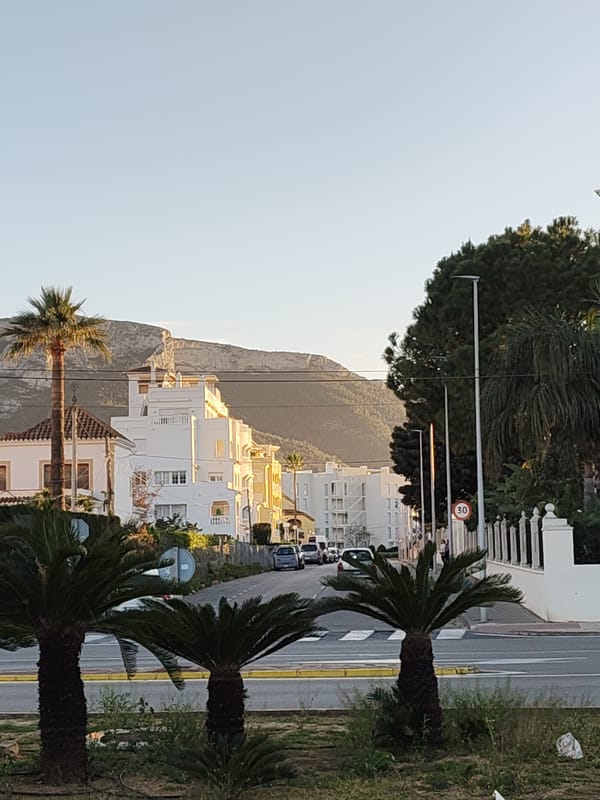 Coastal marina and street scenes documented in Dénia, Spain