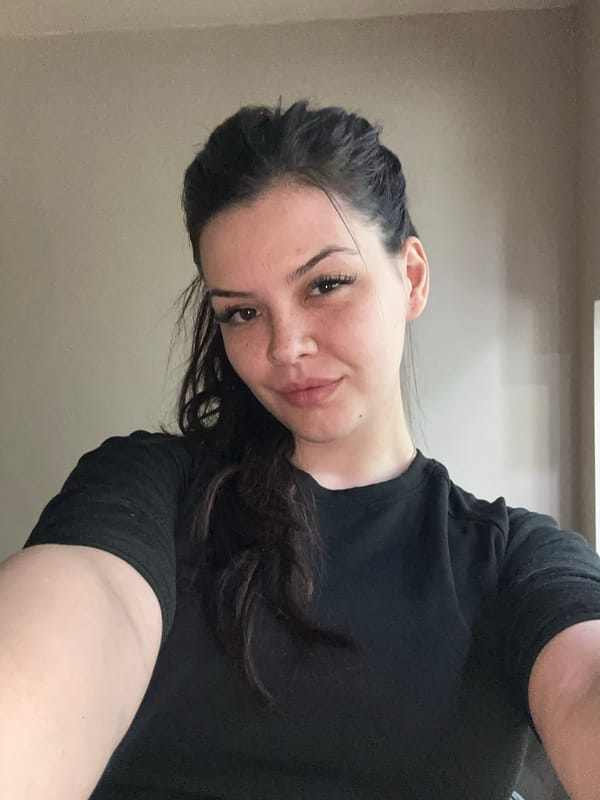 Woman Takes Multiple Selfies in Sliven, Bulgaria