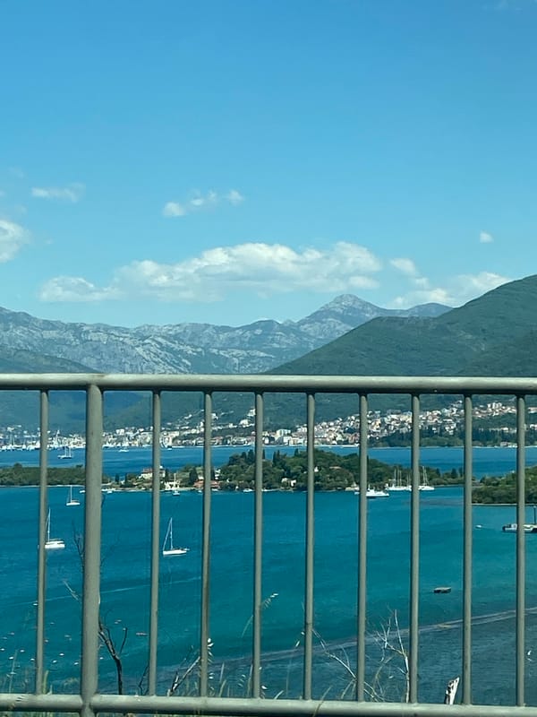 Scenic bay views captured in Đuraševići, Montenegro