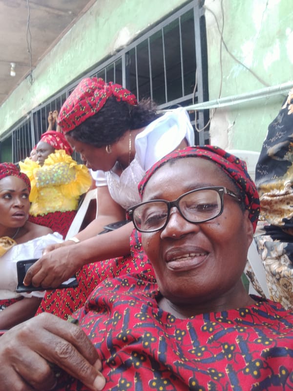 Women's social gathering documented in Aba, Nigeria