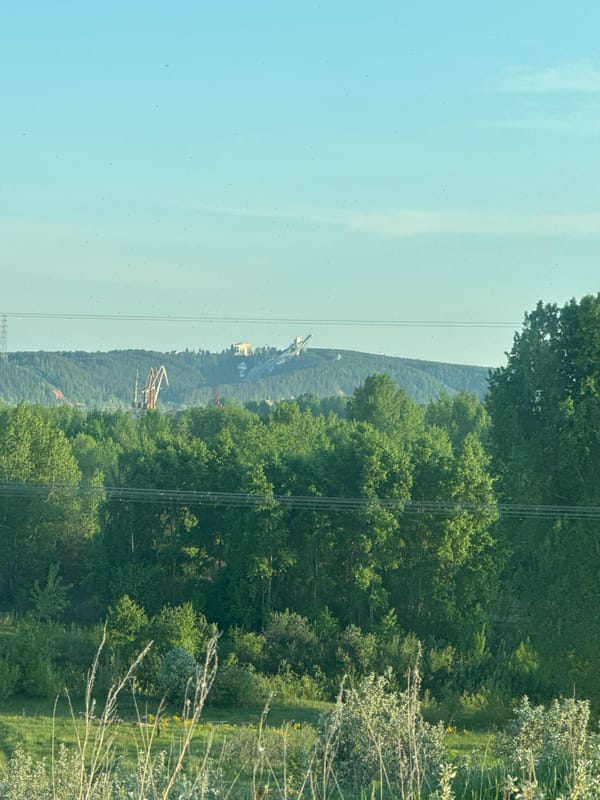 Clear skies observed over Noviy, Russia landscape