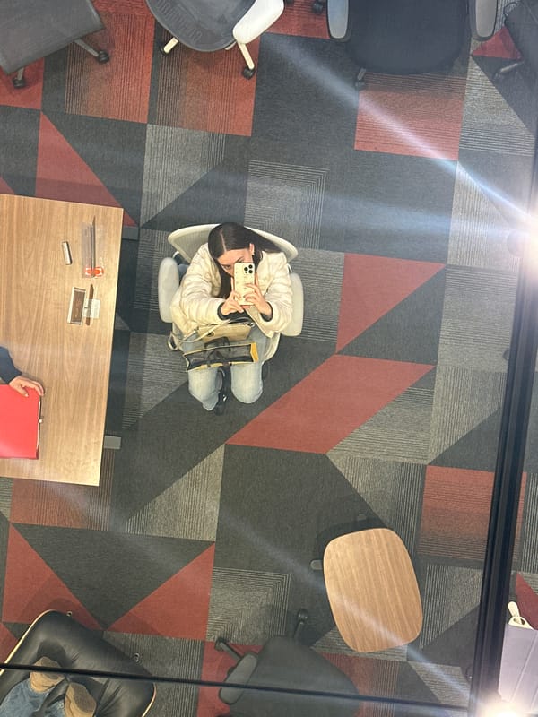 Late-night scenes captured at Mexico City office showroom