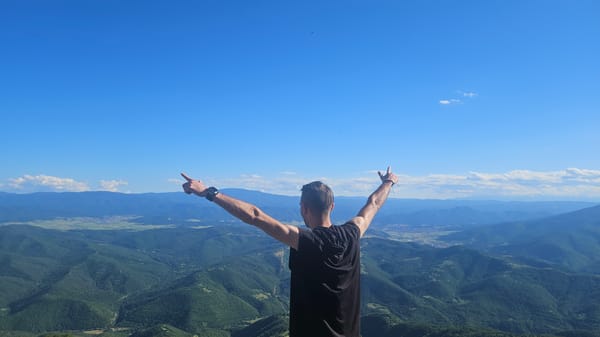 Mountain hike with panoramic views near Simeonovets, Bulgaria