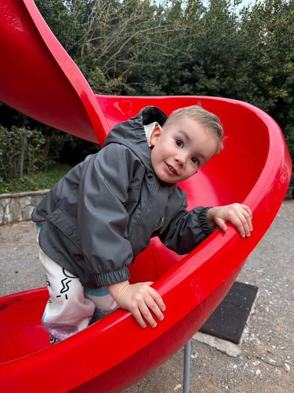 Families enjoy playground time in Rijeka Croatia