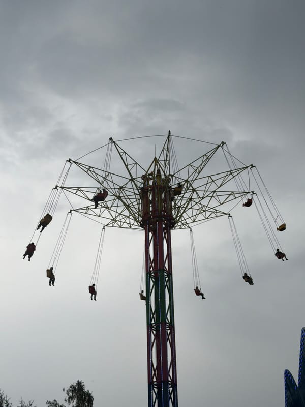 Afternoon arcade and amusement center visit with rides and games