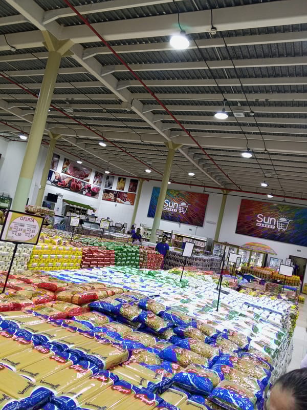 Supermarket interior documented in Altagracia, Venezuela