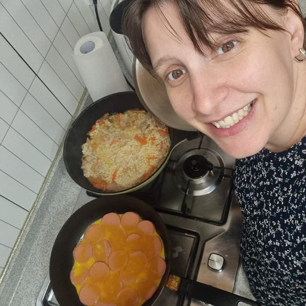 Woman cooks, dines with Korean meal in Dunnae-myeon home