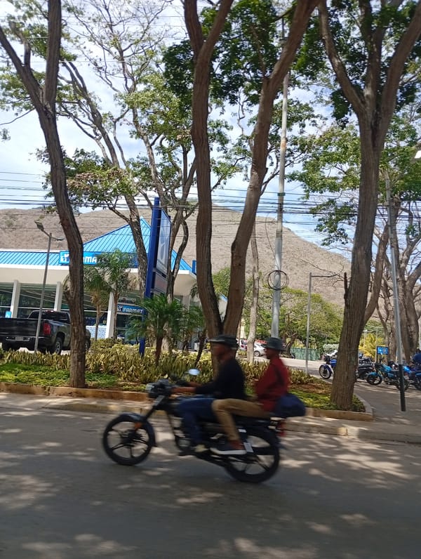 Daily life scenes captured across Pampatar, Venezuela in evening