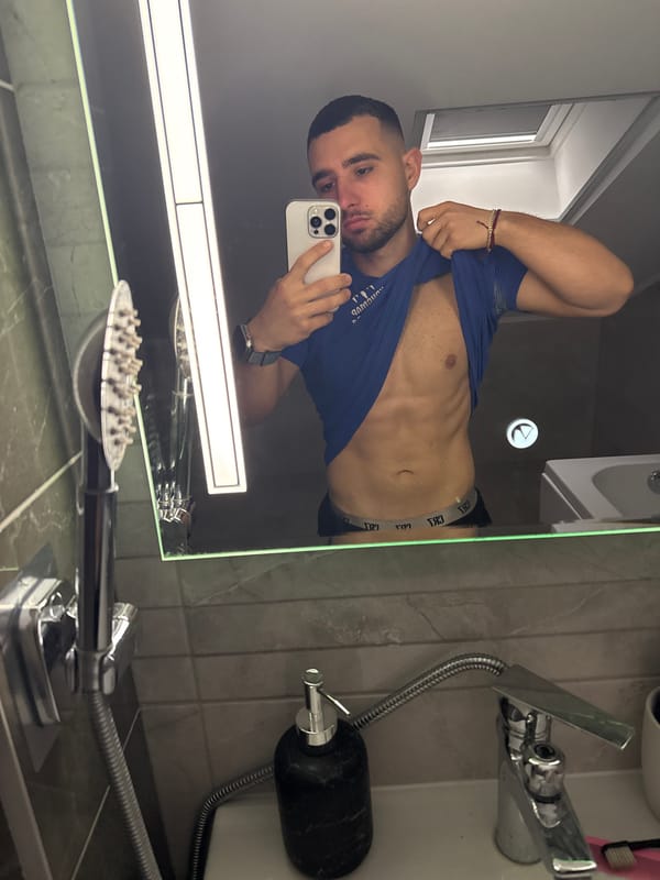 Morning bathroom selfies captured in Gabrovo, Bulgaria