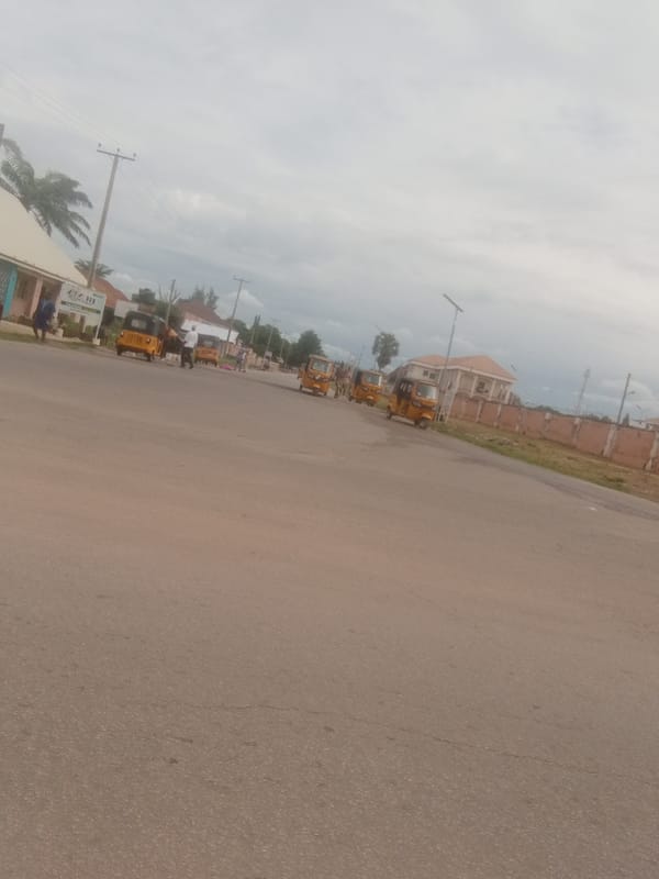 Inside and around Jalingo's Federal Agriculture Ministry office