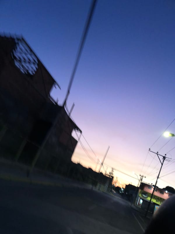 Evening street scenes and personal moments captured in Juan Griego