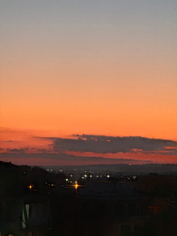 Evening sky transition documented across Varna, Bulgaria locations