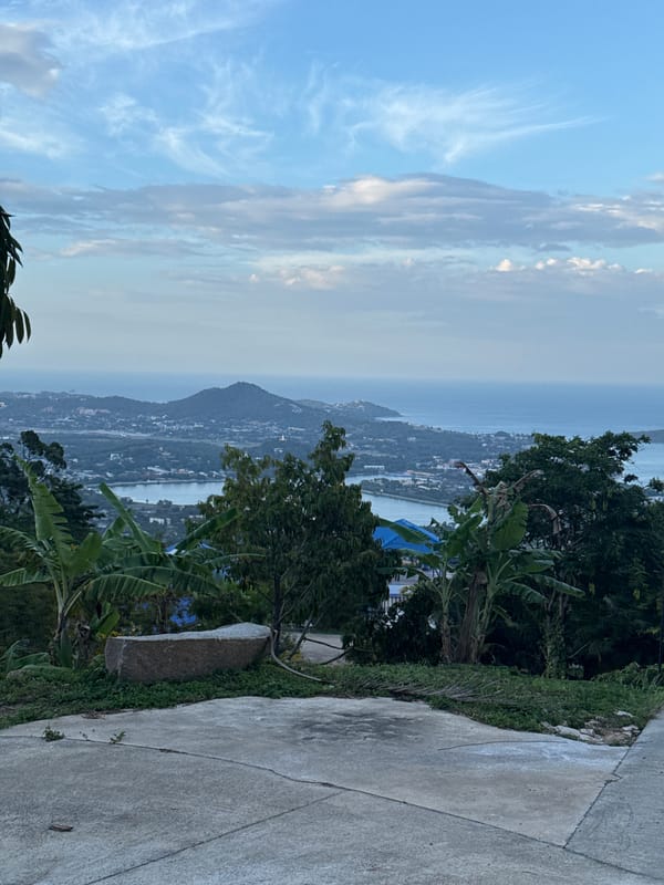 Hilltop views and coastal driving around Ko Samui