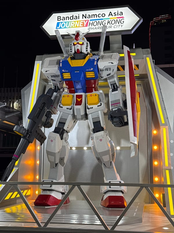 Gundam Robot Figure Spotted in Hong Kong Structure