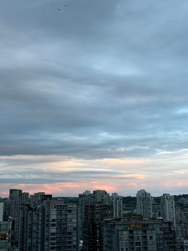 Evening rooftop party with caviar canapés in Vancouver