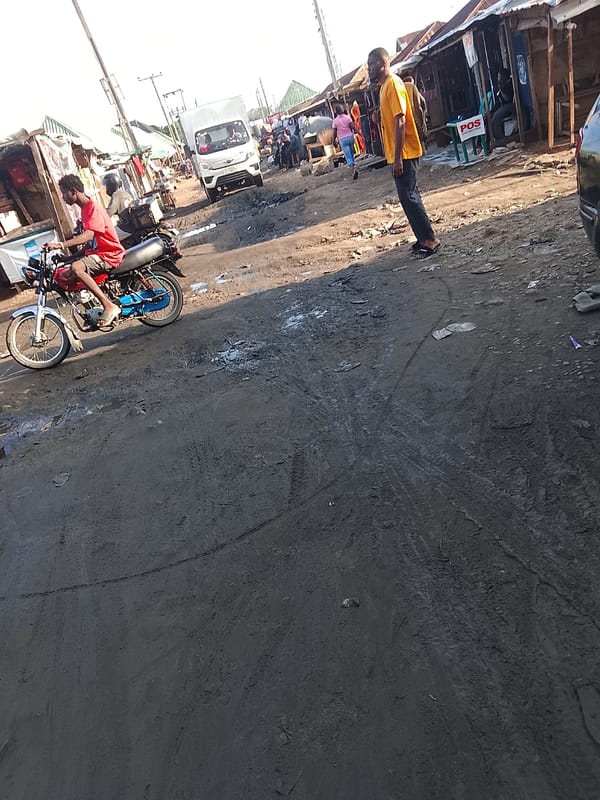 Daily life documented in Abuja market district streets