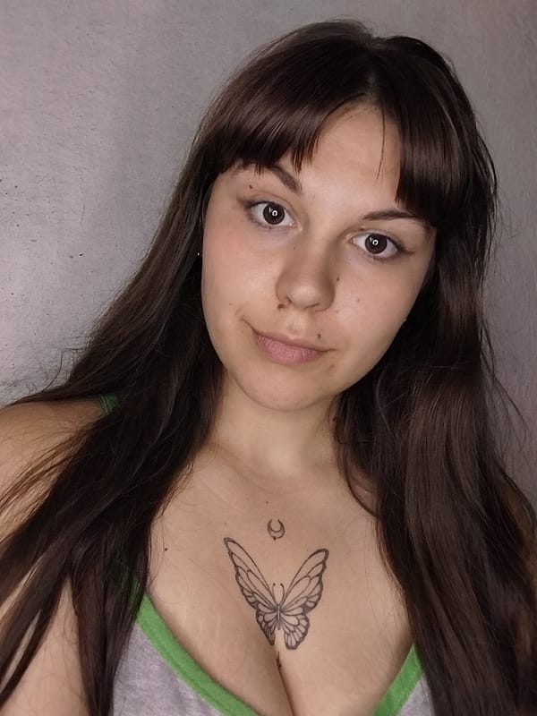 Selfie shots from an indoor space in Kozatske, Ukraine.
