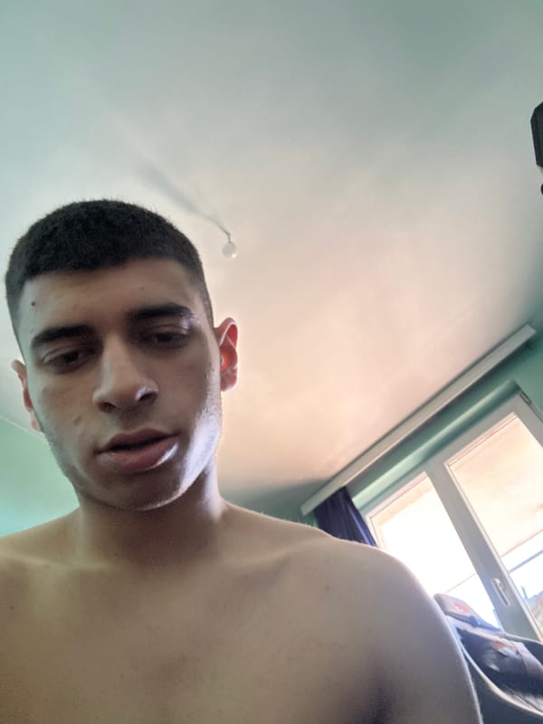 Man photographed in close-up shot in Sofia apartment
