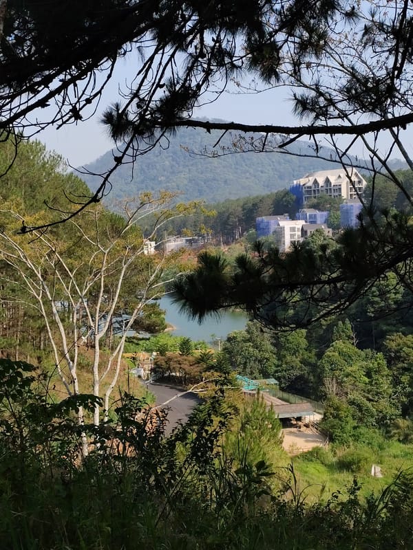 Tourists document Da Lat's scenic attractions and natural beauty